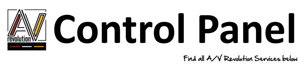 Control Pannel Banner